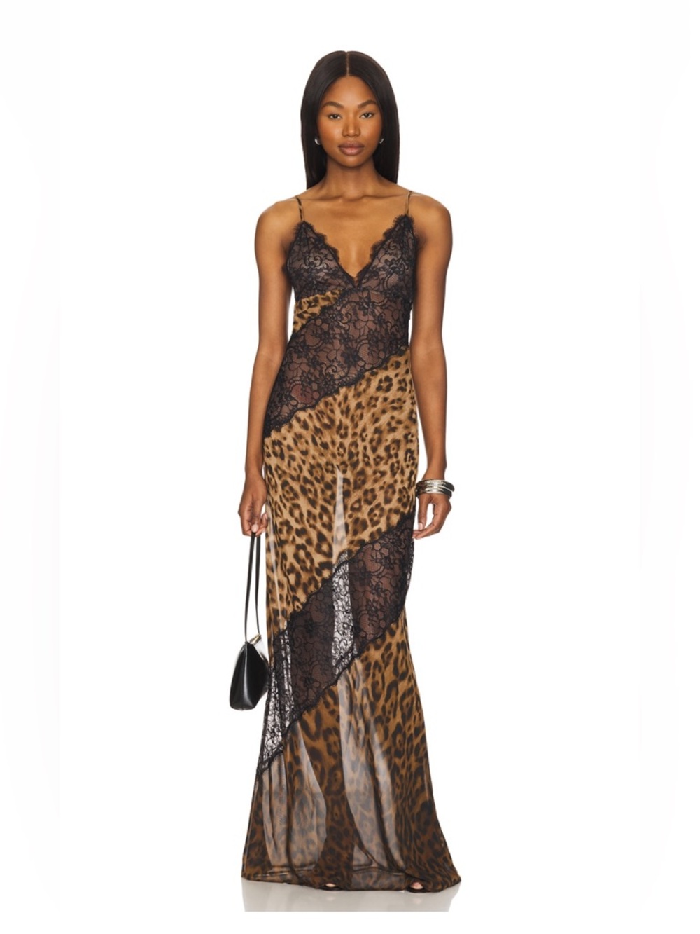 NBD Bellucci Maxi Dress in Leopard Print